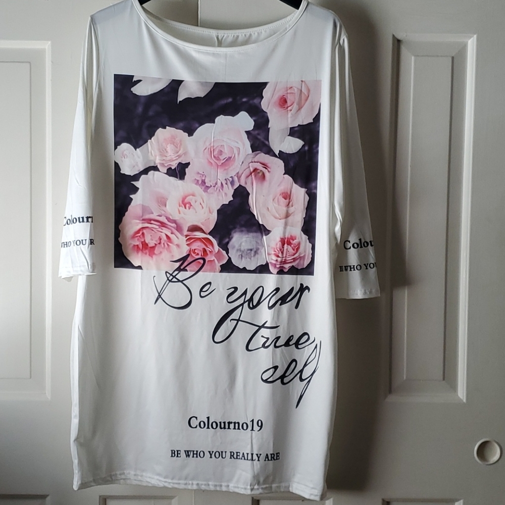 White Dress Colourno 19 sz XL